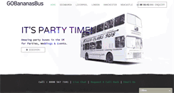 Desktop Screenshot of gobananasbus.com